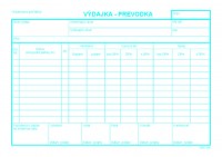 Vdajka-prevodka s DPH A5 100 listov