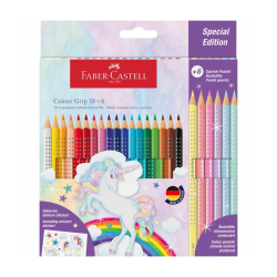 Pastelky Faber Castell Colour GRIP/18+6 Unicorn Sparkle