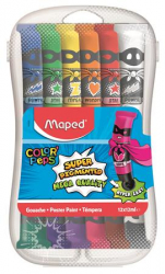 Temperov farby Maped 12 farieb 12ml Color Peps