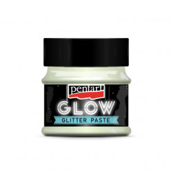 Glow glitter gel 50ml, modr 36088