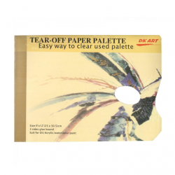 Maliarska paleta papierov 40 list, 23x30cm