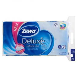 Toaletn papier ZEWA 3vrstov/8ks Deluxe biel