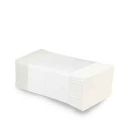 Papierov utierky ZZ biele 2 vrstvov/150 M 25x21