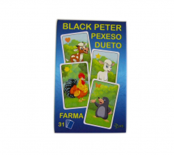 Hracie karty ierny peter farma