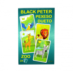 Hracie karty ierny peter Zoo