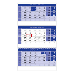 Trojmesan kalendr modr 24