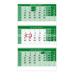 Trojmesan kalendr zelen 24