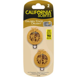 Va do auta, mini difzor, 2*3 ml, CALIFORNIA SCENTS "Golden State Delight"