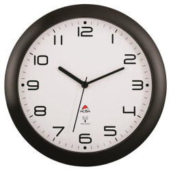 Nstenn hodiny, riaden rdiovm signlom, 30 cm, ALBA "Hornewrc", ierna