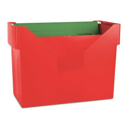 Box na zvesn zakladacie dosky, plastov, s 5 zv.zakl. doskami, DONAU, erven