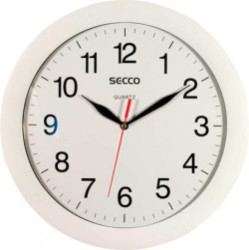 Nstenn hodiny, 30 cm,  SECCO, biely rm
