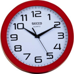 Nstenn hodiny, 24,5 cm, erven rm, SECCO 