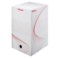 Archvny box, A4, 200 mm, kartn, ESSELTE "Boxy", biely