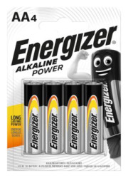 Batrie, AA, tukov, 4 ks, ENERGIZER "Alkaline Power"
