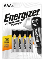 Batrie, AAA mikrotukov, 4 ks, ENERGIZER "Alkaline Power"