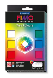 Modelovacia sada, 6x85 g, FIMO "Professional True Colours", 6 rznych farieb
