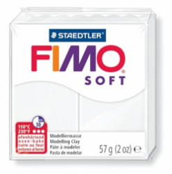 Modelovacia hmota, 57 g, polymrov, FIMO "Soft", biela