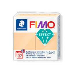 Modelovacia hmota, 57 g, polymrov, FIMO "Effect", pastelovo broskyov
