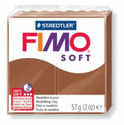 Modelovacia hmota, 57 g, polymrov, FIMO "Soft", karamelov