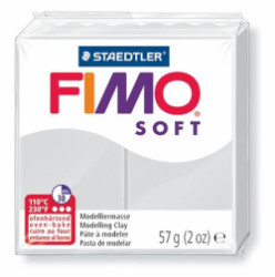 Modelovacia hmota, 57 g, polymrov, FIMO "Soft", siv