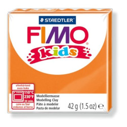 Modelovacia hmota, 42 g, FIMO "Kids", oranov
