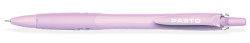 Glov pero, 0,3 mm, stlac mechanizmus, mix pastelovch farieb, FLEXOFFICE "PAZTO", modr
