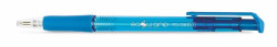 Gukov pero, 0,4 mm, stlac mechanizmus, FLEXOFFICE "EasyGrip", modr