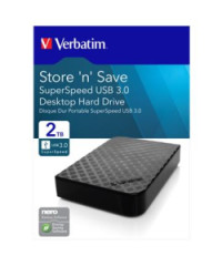 3,5" HDD (pevn disk), 2TB, USB 3.0, VERBATIM "Store n Save"
