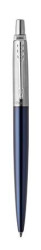 Gukov pero, 0,7 mm, strieborn klip, royal modr telo pera, PARKER, "Royal Jotter", modr