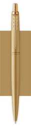 Gukov pero, 0,7 mm, stlac mechanizmus, zlat klip, zlat telo, PARKER, "Royal Jotter XL", modr