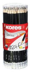 Grafitov ceruzka s gumou, HB, eshrann, KORES