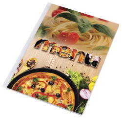 Obal na jedlny lstok, A4, PANTA PLAST "Pizza" , pizza-cestoviny