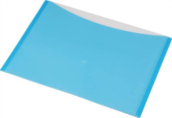 Obal na patent, A4, PP, s 2 vreckami, 200 mikrnov, PANTA PLAST, pastelovo modr