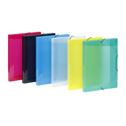Doska s gumikou, 30 mm, PP, A4, VIQUEL "Coolbox", rzne farby