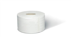 Toaletn papier, T2 systm, 1-vrstvov, priemer: 19 cm, Universal, TORK "Mini Jumbo", biela
