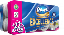 Toaletn papier, 3-vrstvov, mal kot, 16 kotov, OOOPS "Excellence"