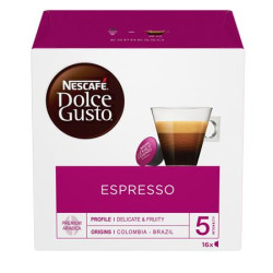 Kvov kapsule, 16 x 5,5 g,  NESCAF DOLCE GUSTO "Espresso"
