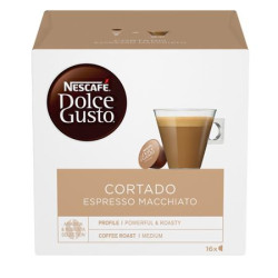 Kvov kapsule, 16 ks,  NESCAF DOLCE GUSTO "Cortado Espresso Macchiato"