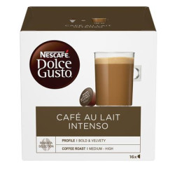 Kvov kapsule, 16 ks, NESCAF DOLCE GUSTO "Caf au Lait Intenso"