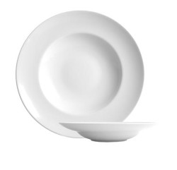 Hlbok tanier, biela, 23 cm, 6-kusov set, "Economic"
