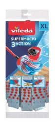 Mop, mikrovlkno, VILEDA  "Supermocio  3Action", modr