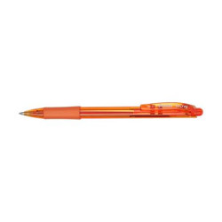 Gukov pero, 0,35 mm, stlac mechanizmus, PENTEL "BK417", oranov