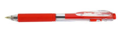 Gukov pero, 0,35 mm, stlac mechanizmus, PENTEL "BK437", erven