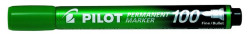 Permanentn popisova, 1 mm, kueov, PILOT "Permanent Marker 100", zelen