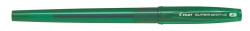 Gukov pero, 0,22 mm, s vrchnkom, PILOT "Super Grip G", zelen