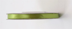 Satnov stuha, 6 mm, limetkov zelen