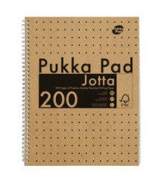 pirlov zoit, A4, linajkov, 100 listov, PUKKA PAD "Jotta Kraft"