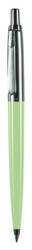 Gukov pero, 0,8 mm, stlac mechanizmus, pastelov zelen telo pera, PAX, modr