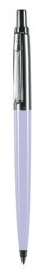 Gukov pero, 0,8 mm, stlac mechanizmus, pastelov fialov telo pera, PAX, modr
