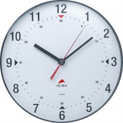 Nstenn hodiny, 25 cm, ALBA "Classic", priehadn siv